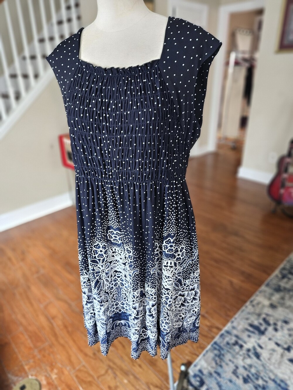 Perceptions Floral Dress Petite Large